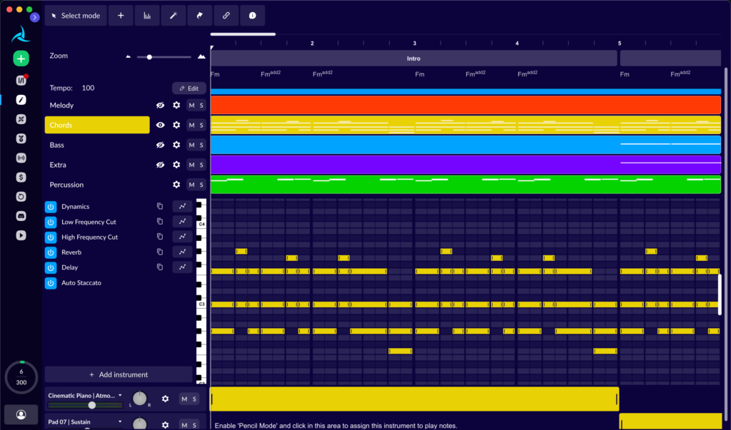edit track